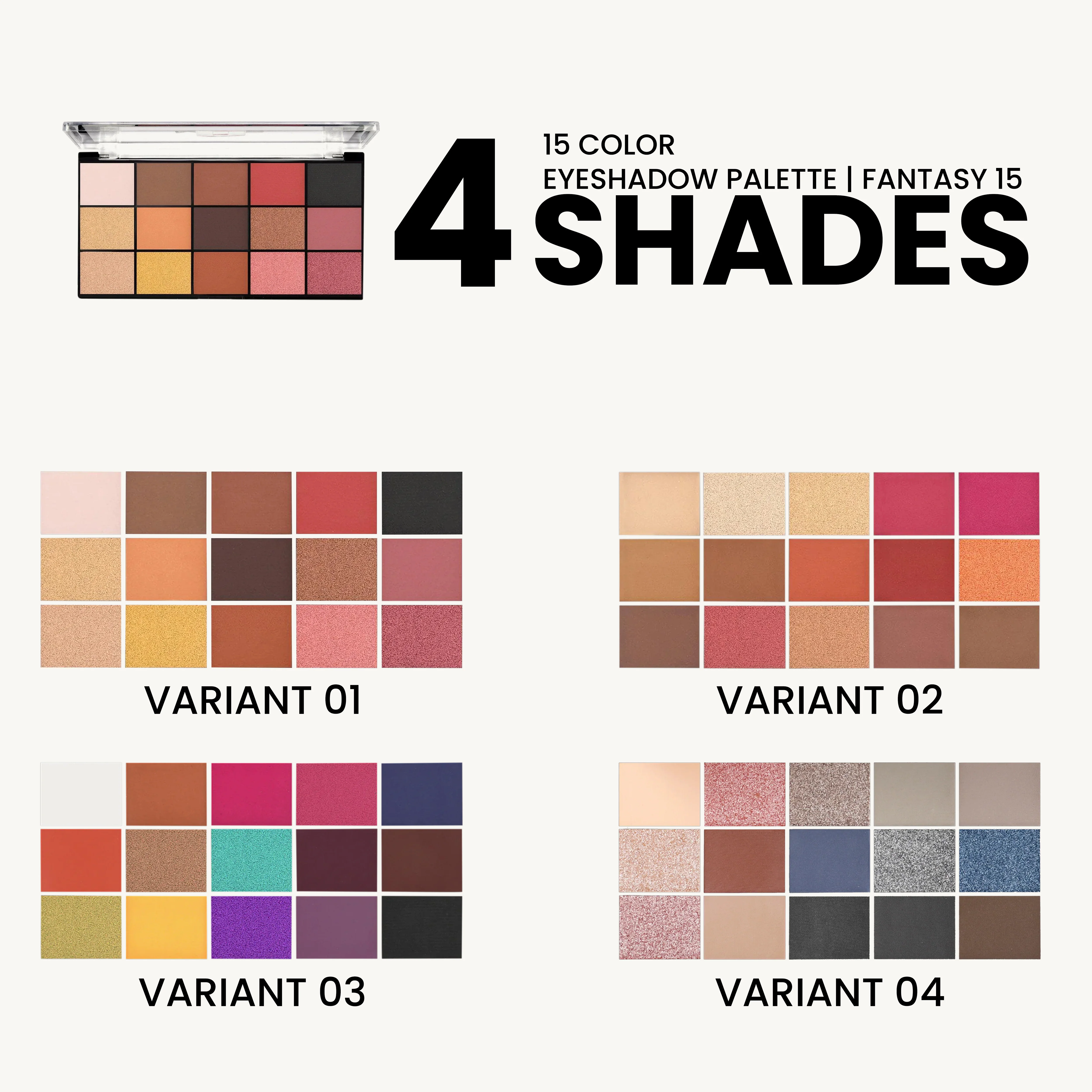 15 Color Eyeshadow Palette | Fantasy 15 - Image 6