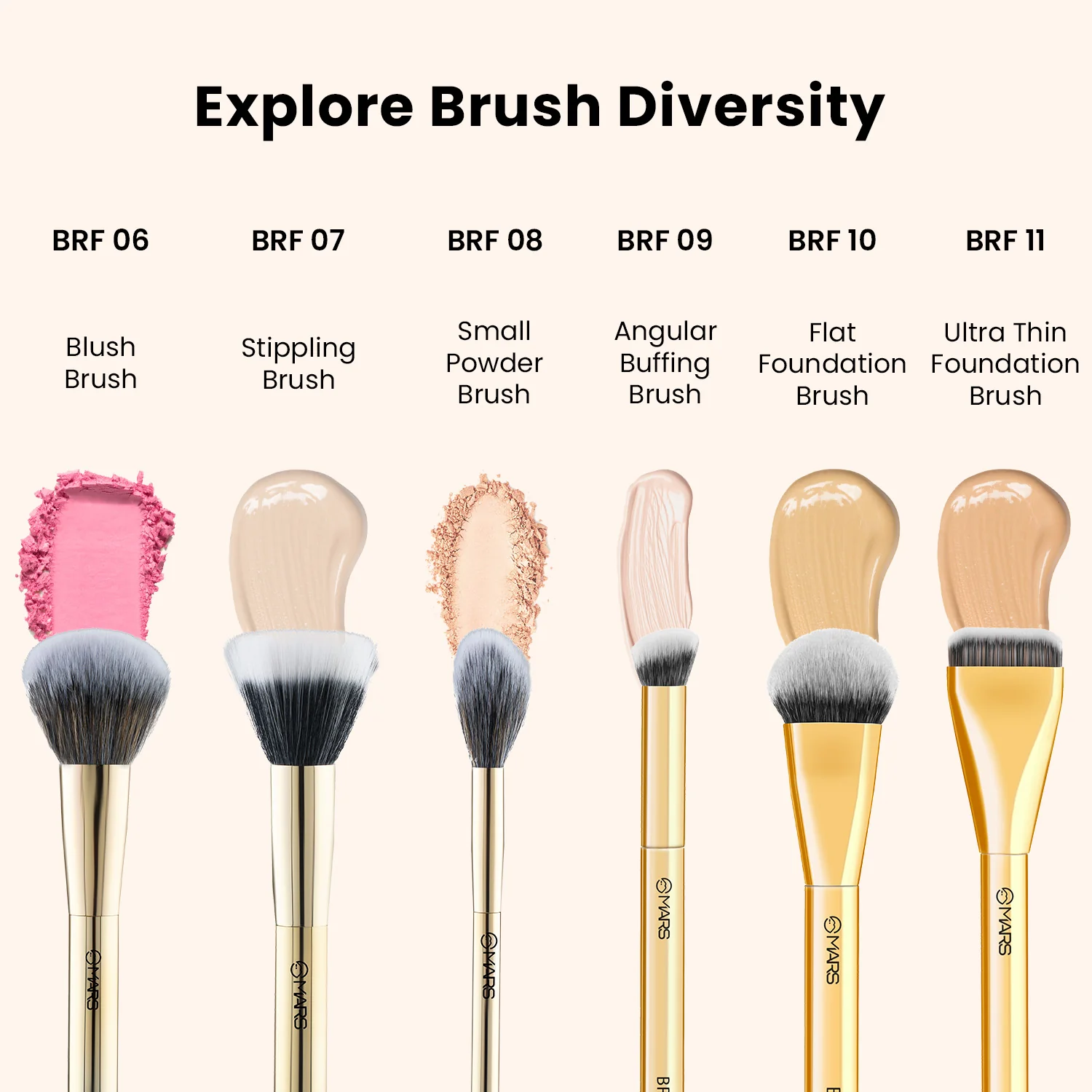 Artist's Arsenal Brush | Flat Foundation Brush - Image 4