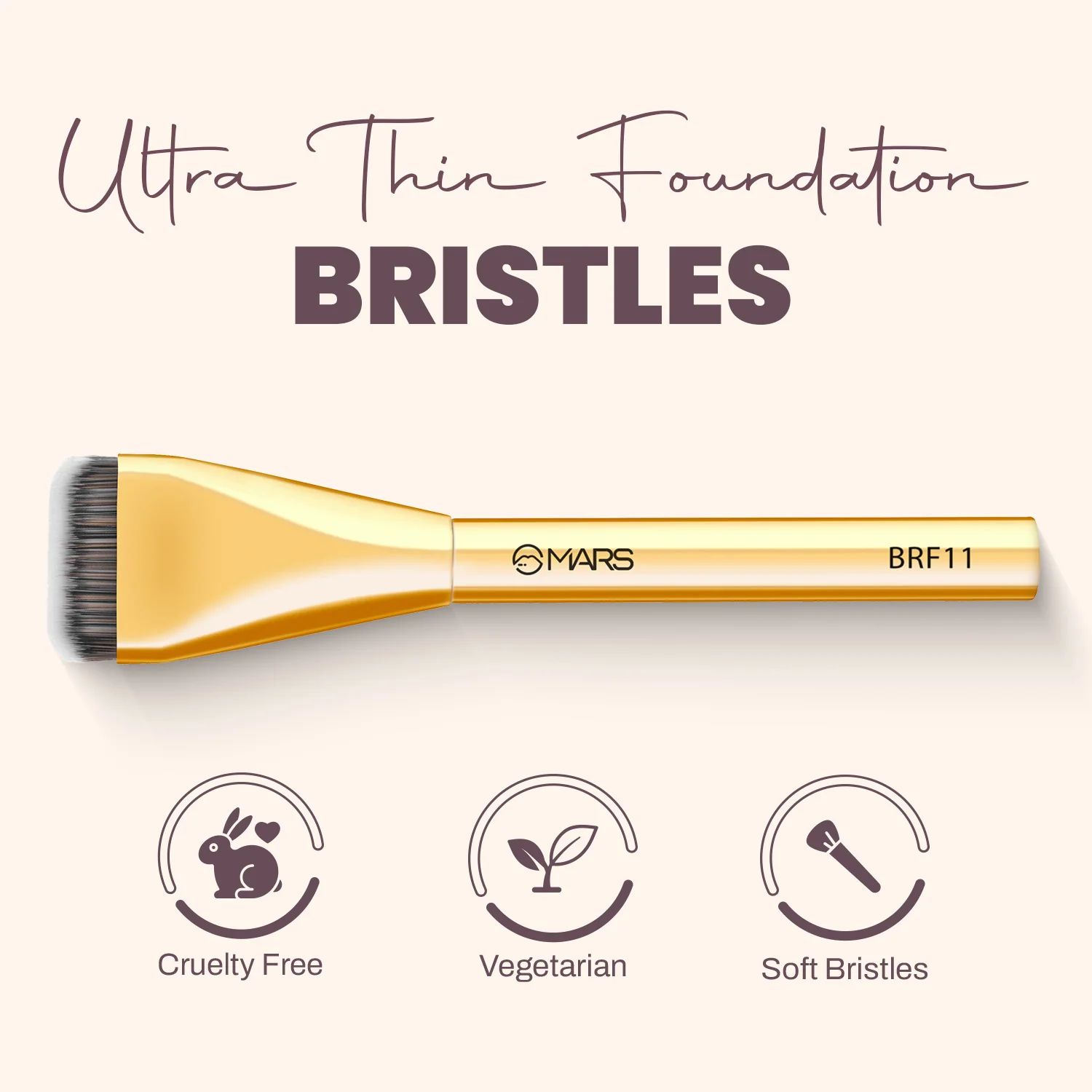Artist's Arsenal Brush | Ultra Thin foundation Brush - Image 7