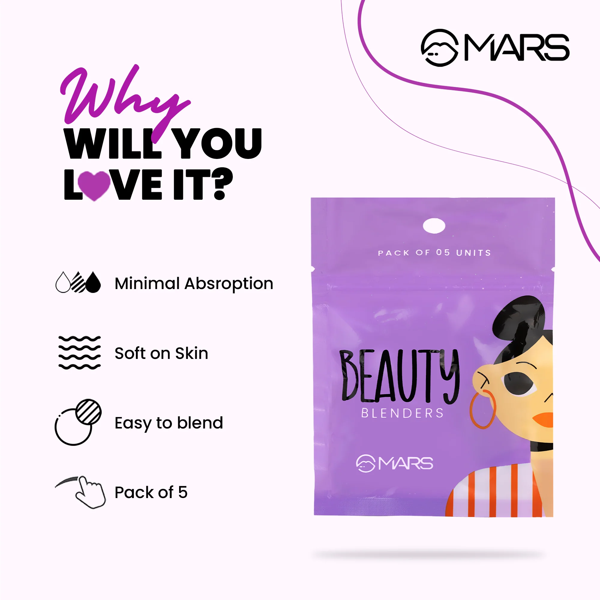 Beauty Blenders | Pack of 5 - Image 3
