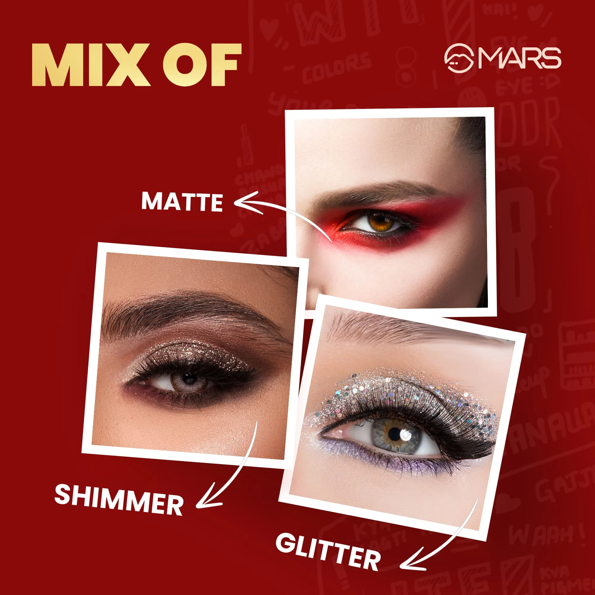 Eyes Can Kill | 63 Bright Colour Eyeshadow Palette - Image 3