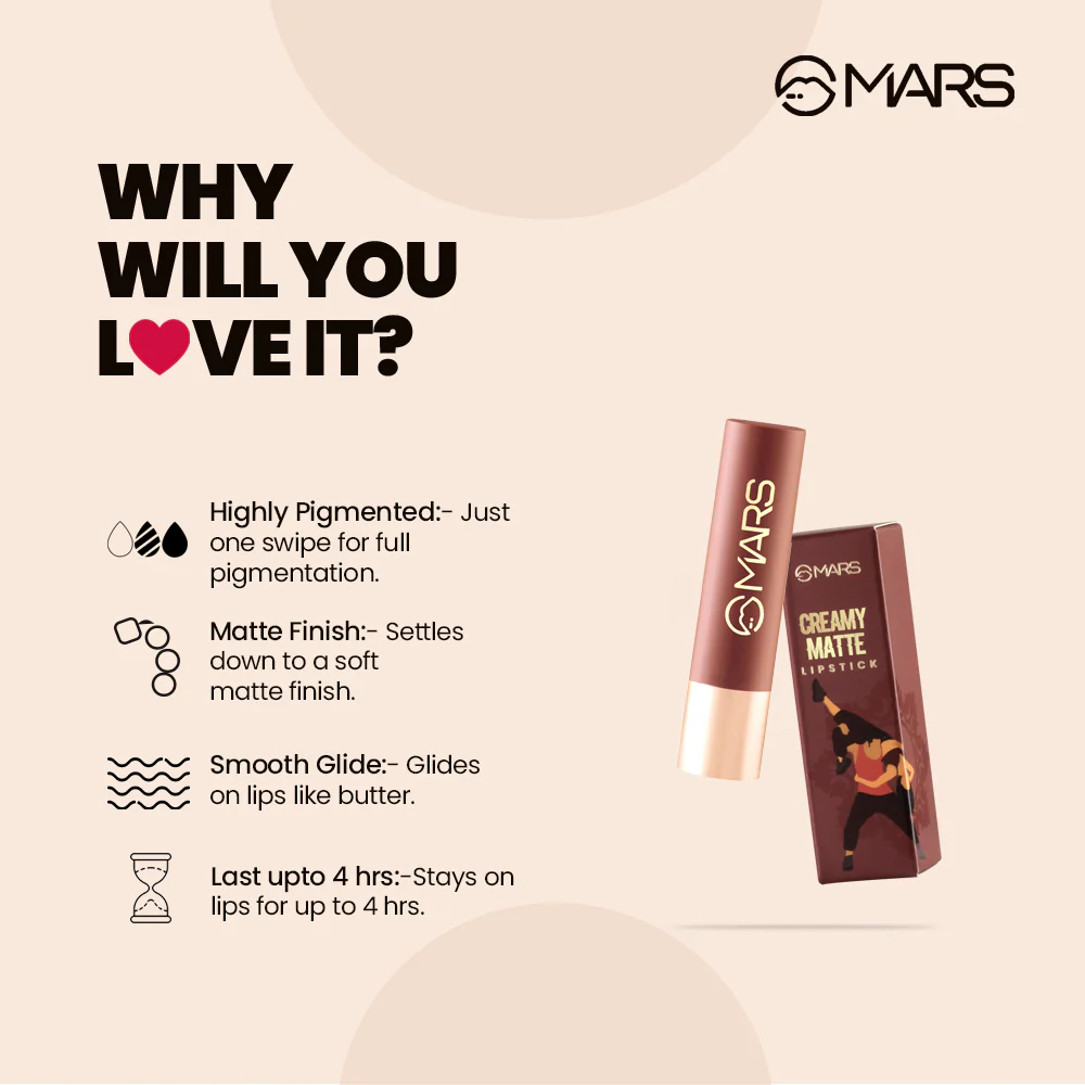 Creamy Matte Lipstick - Image 4